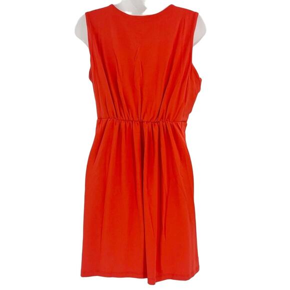 SUSANA MONACO Dress Cherry Tomato Red Sleeveless Mini Gathered Waist Size XL NEW - Picture 12 of 14
